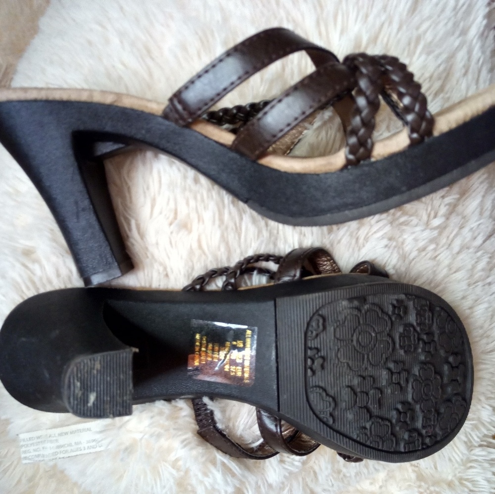 BONGO sandals brown whith heels